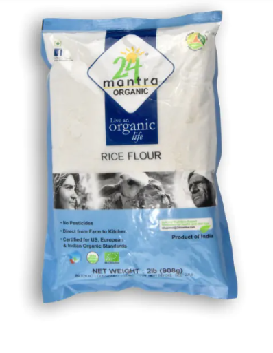 24 MANTRA ORGANIC Organic Rice Flour 2 LBS